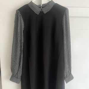 Tommy Hilfiger, polka dot ,collared dress